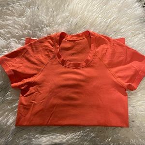 NEW Lululemon Swiftly Tech Short Sleeve 2.0 • Sz. 4 • Orange